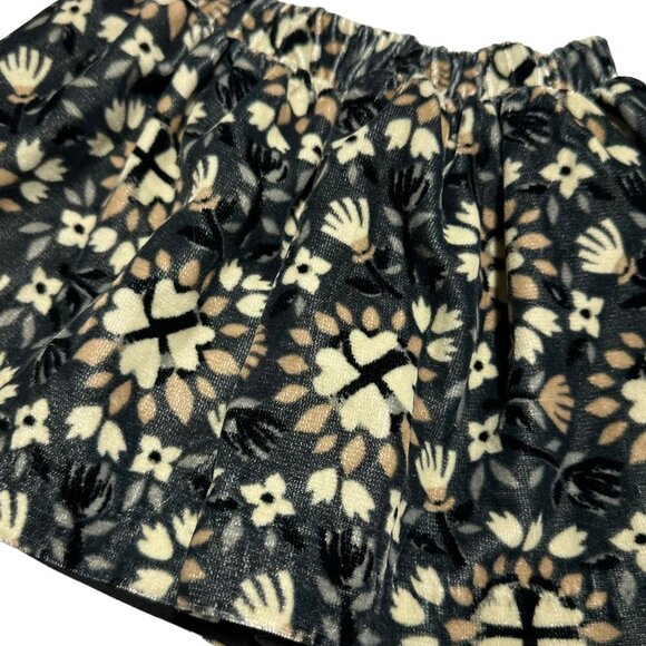 Gymboree Baby Girls Velvet Floral Print Flared Skirt - Picture 3 of 4